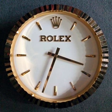 rolex wall clock replica ebay